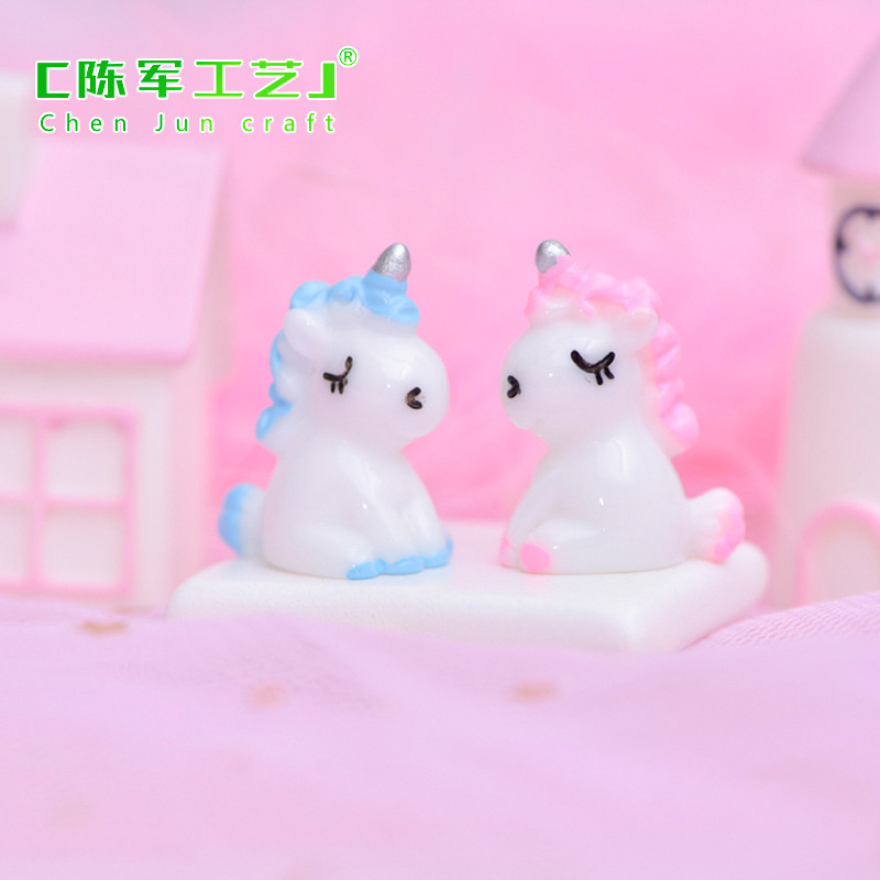 Phụ Kiện Terrarium Kỳ lân mini dễ thương, mô hình trang trí cây rêu, tiểu cảnh hoạt hình xinh xắn (z-CJ-994)