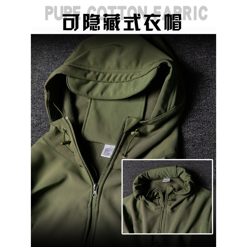 2024機能風戸外突撃服男性用スーツ秋冬ジャケット防水防風登山服アメリカ|undefined