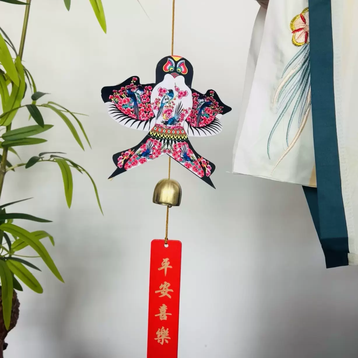 风铃潍坊手工工艺挂件传统民俗写真摄影拍照风筝道具汉服摆拍挂饰