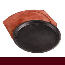 烤盘牛肉盘牛排铁板烧盘家用韩式烧烤盘商用电磁炉煎 烤肉锅盘子