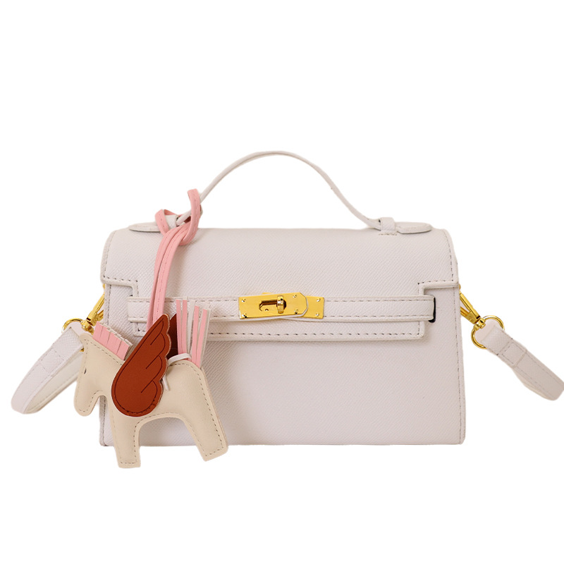 Texturas bolsos Kelly mujeres 2026 verano nuevo estilo de moda simple mochila diaria bolso de mano super caliente bolso pequeño image 16