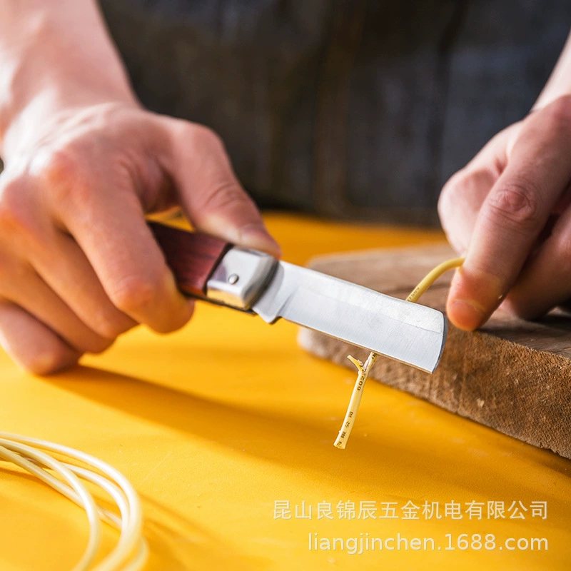 Deli Tool Woodpower Прямой рот Электрический нож электрический многофункциональный чистка линия складной нож DL0060 70