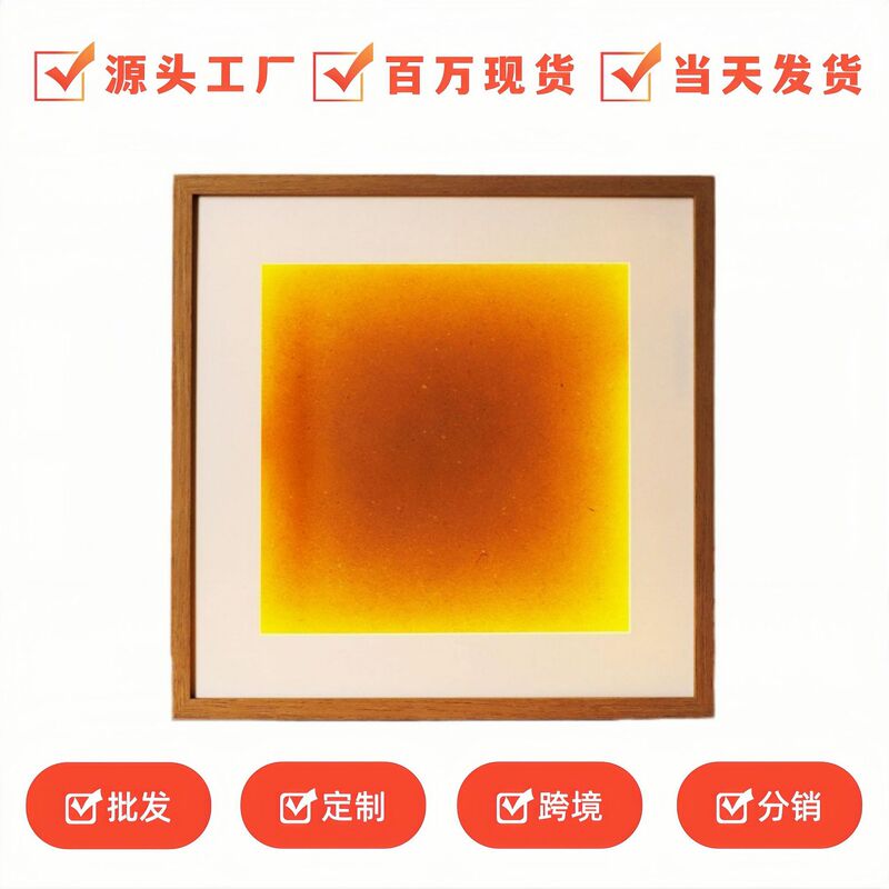 Cross-Border Custom Handmade Led Light Strip A3A4 Hollow 3cm Photo Frame Dried Flower Photo Frame Butterfly Specimen Light Painting