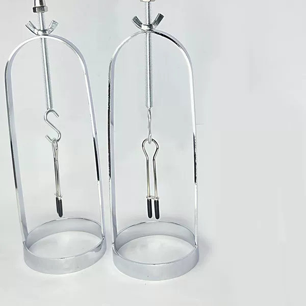Clock clip silver-silver U-shaped clip
