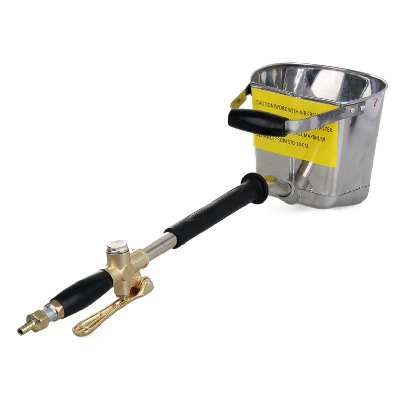 Arma de pulverización de mortero de cemento pared interna y externa herramienta neumática pistola de pintura mortero de cemento máquina automática de pulverización de mortero