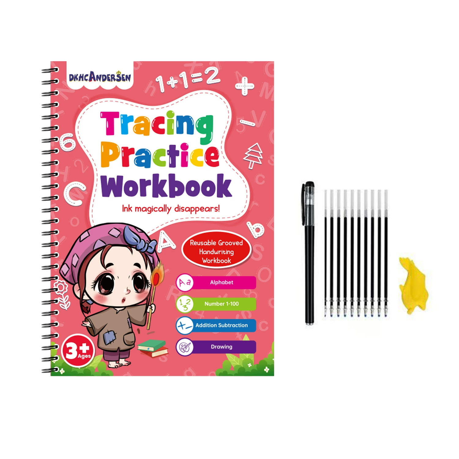 Детская канавка тетрадь буквенные цифры плюс или минус картина четыре в одном