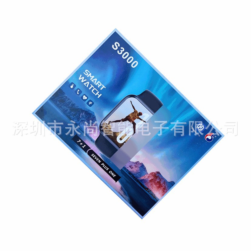 S3000Promax Smart Watch Bluetooth Call 7+1 Set Sports Pedometer Heart Rate Blood Oxygen Health Monitoring Factory