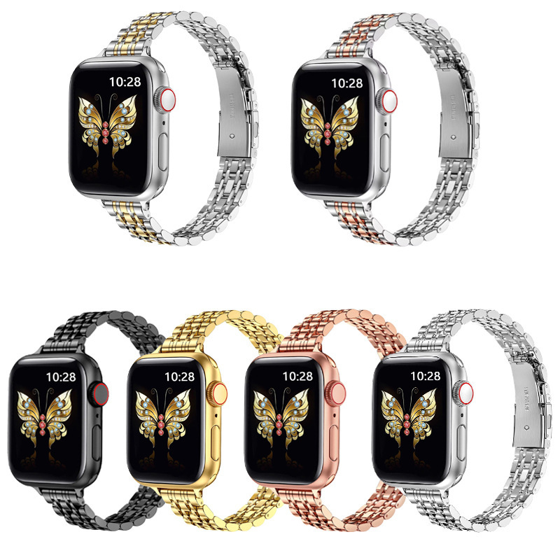 92g Weight Smart watch strap Classification Alloy Material Multicolor, Solid Color Pattern Elegant Style Elegant Multicolor Solid Color Smart Watch Strap 无