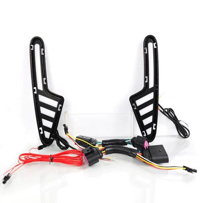 Suitable for 25-26 Models of Geely Xingyue Proton E.Mas5 Daytime Running Lights Galaxy Xingyue Modified Led Front Fog Lights (Gündüz işıqları) - led-tri-color-daytime-running-lights-with-light-guide-plug-and-play-harness-sold-as-a-pair