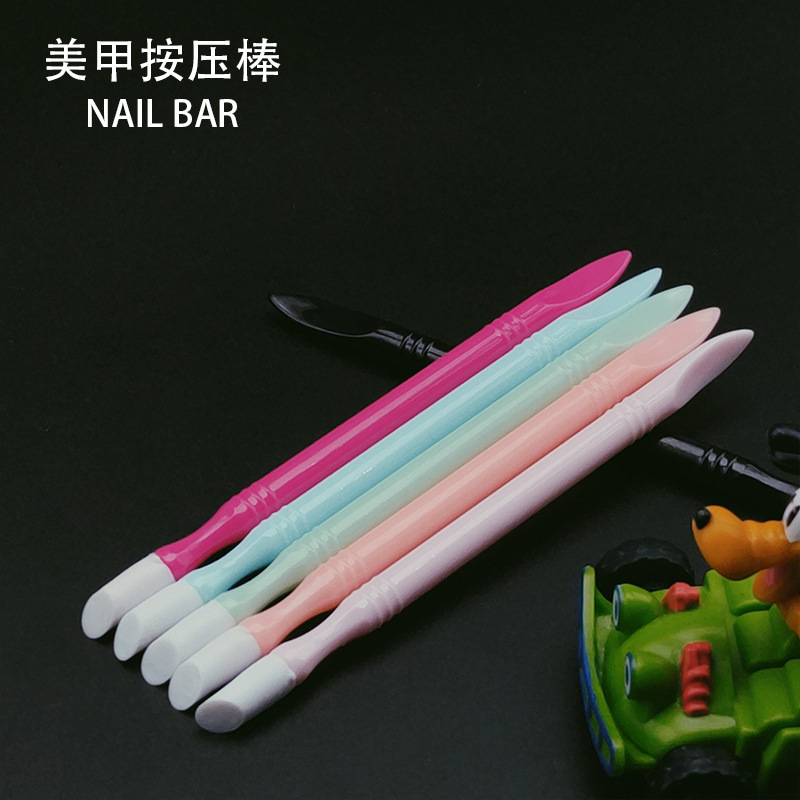 Factory Direct sales nail nail pressing stick nail cleaning stick multifunctional sticker embossing stick in stock direct supply