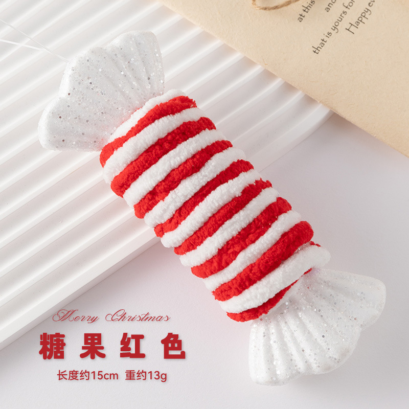 クリスマスペンダントクリスマスツリー装飾アクセサリークリスマスキャンディー松葉杖クリエイティブギフトシミュレーションバブルおもちゃ卸売|undefined