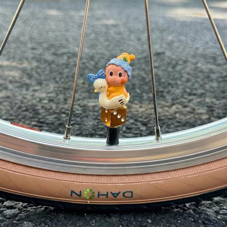 Starman bicycle valve cap, universal for French and American valves, decorative accessory for road bikes and mountain bikes, small modification parts