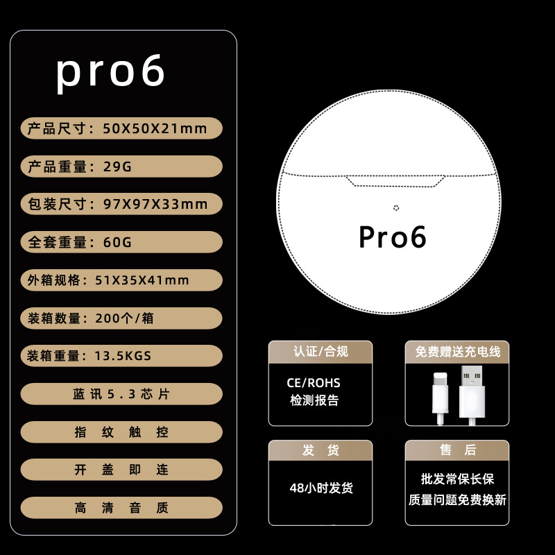 Auriculares Bluetooth Huaqiangbei de séptima generación, inalámbricos de alta calidad, nuevo modelo 2026, cómodos para uso prolongado, compatibles con Apple y Android, venta al por mayor.