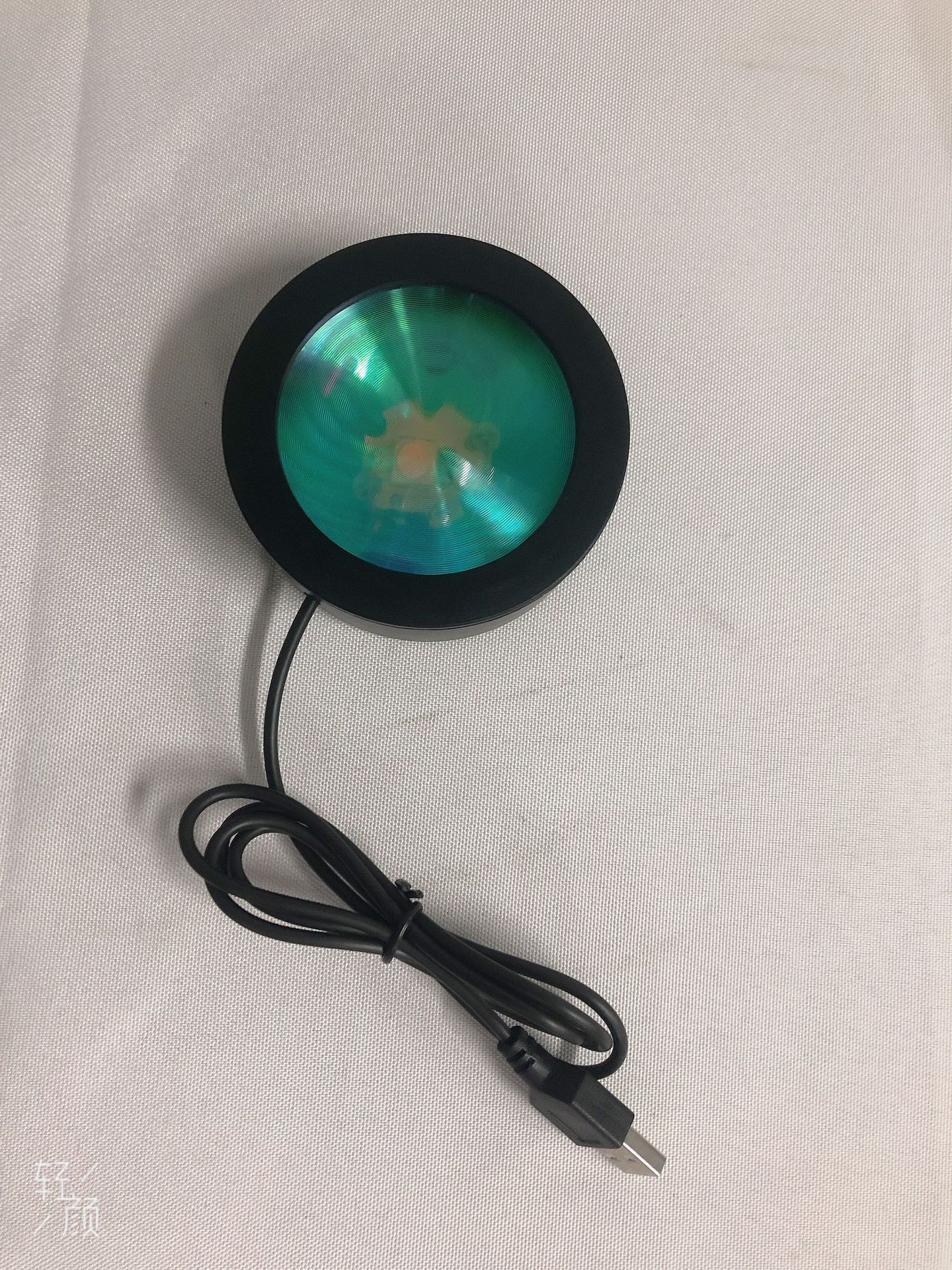 Red roja puesta de sol luz USB recargable lámpara de mesa día nunca cayendo Arco Iris proyección puesta de sol luz Red fondo rojo atmósfera luz del atardecer