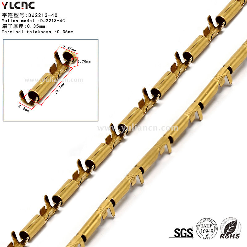 [Ventas directas de fábrica] Bloque de aguja de terminal de barra de DJ2213-4C de terminal de automóvil