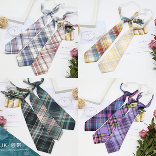 JK/DK Knot-free Tie Student College Style Japanese Short Same Case Small Shirt Spot Wholesale