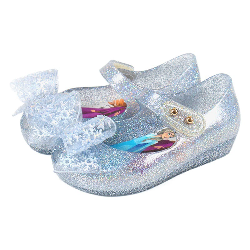 2023 Весенне-летние новые детские сандалии MINIDD Girls Cute Princess Shoes Удобная обувь с нескользящей подошвой и кристаллами