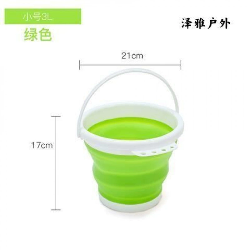 Foldable handheld universal bucket for traveling