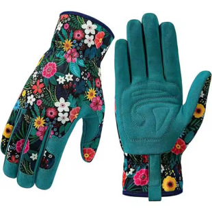Microfiber Garden Printed Gloves Rose Pruning Protective Gloves
