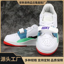莆田纯原aj312低帮复活节白灰气垫篮球鞋男女校园运动休闲鞋批发