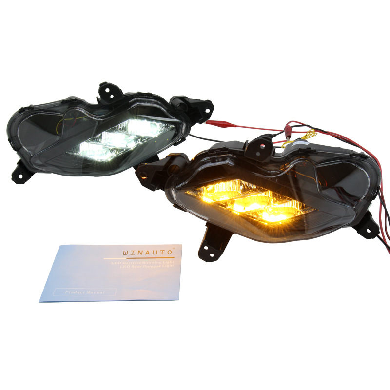Suitable for KA Optima K5 2021 LED daytime running lights with yellow front fog lights