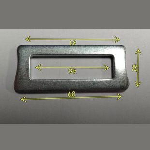 High-Altitude Anti-Fall Safety Belt Metal Snap-On Adjustment Buckle Bending Snap-On Buckle Stamping Metal Buckle Hardware Accessories
