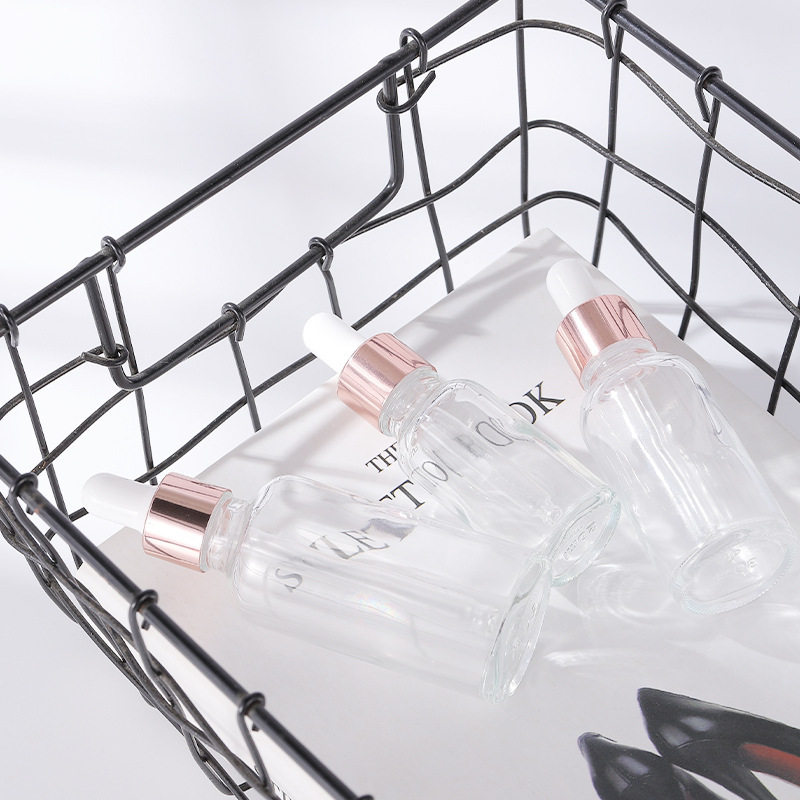 銀脈スポット5ml-100ml透明精油瓶10mlエッセンス原液瓶30mlバラ金スポイト瓶|undefined