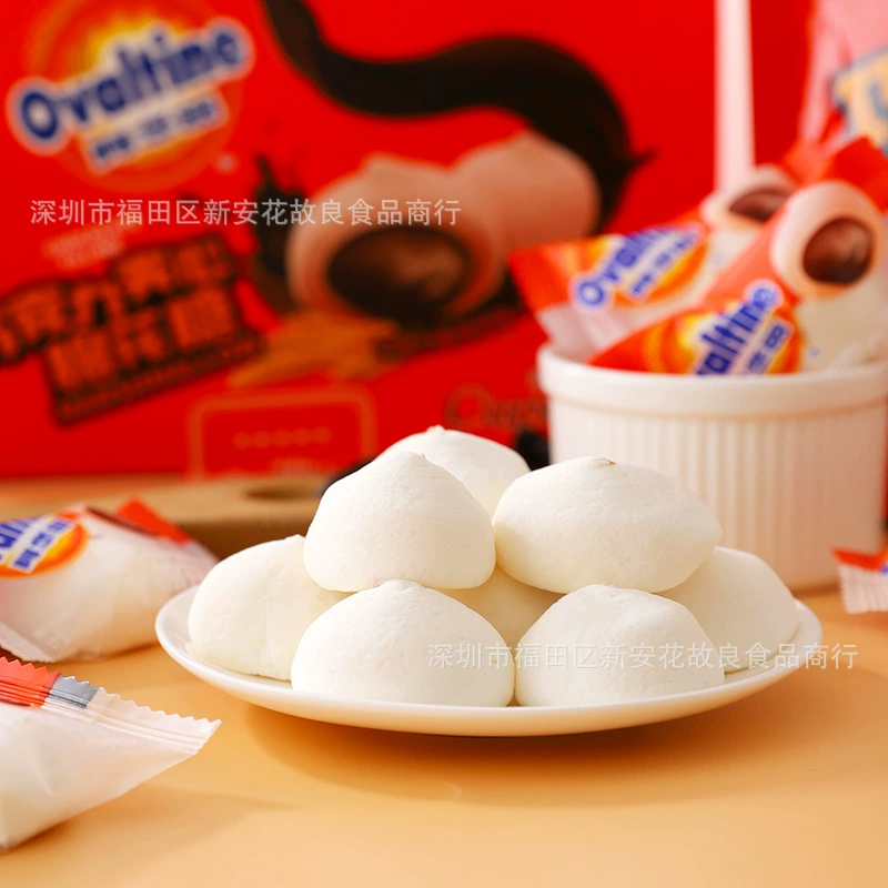 Свободные закуски оптом OVALTINE Avanta шоколадные сэндвичи взрыв маршмэллоу 300 г 24 коробки в коробке