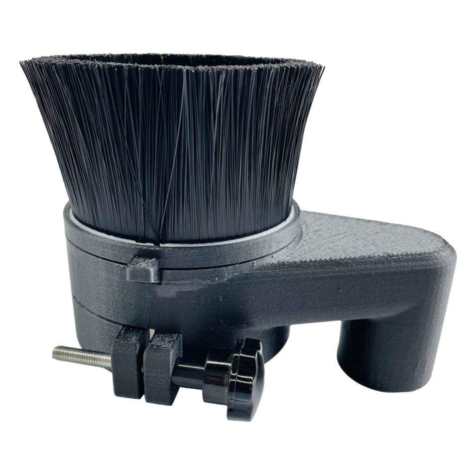 Пылезащитный чехол для гравировального станка, пластиковый пылезащитный чехол, щетка для пыли шпинделя, деревообработка, резьба, удаление пыли, три аксессуара для гравировального станка