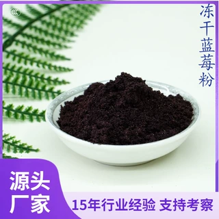 冻干蓝莓粉 源头生产工厂冻干蓝莓粉 食品级 冻干工艺 散装 一斤