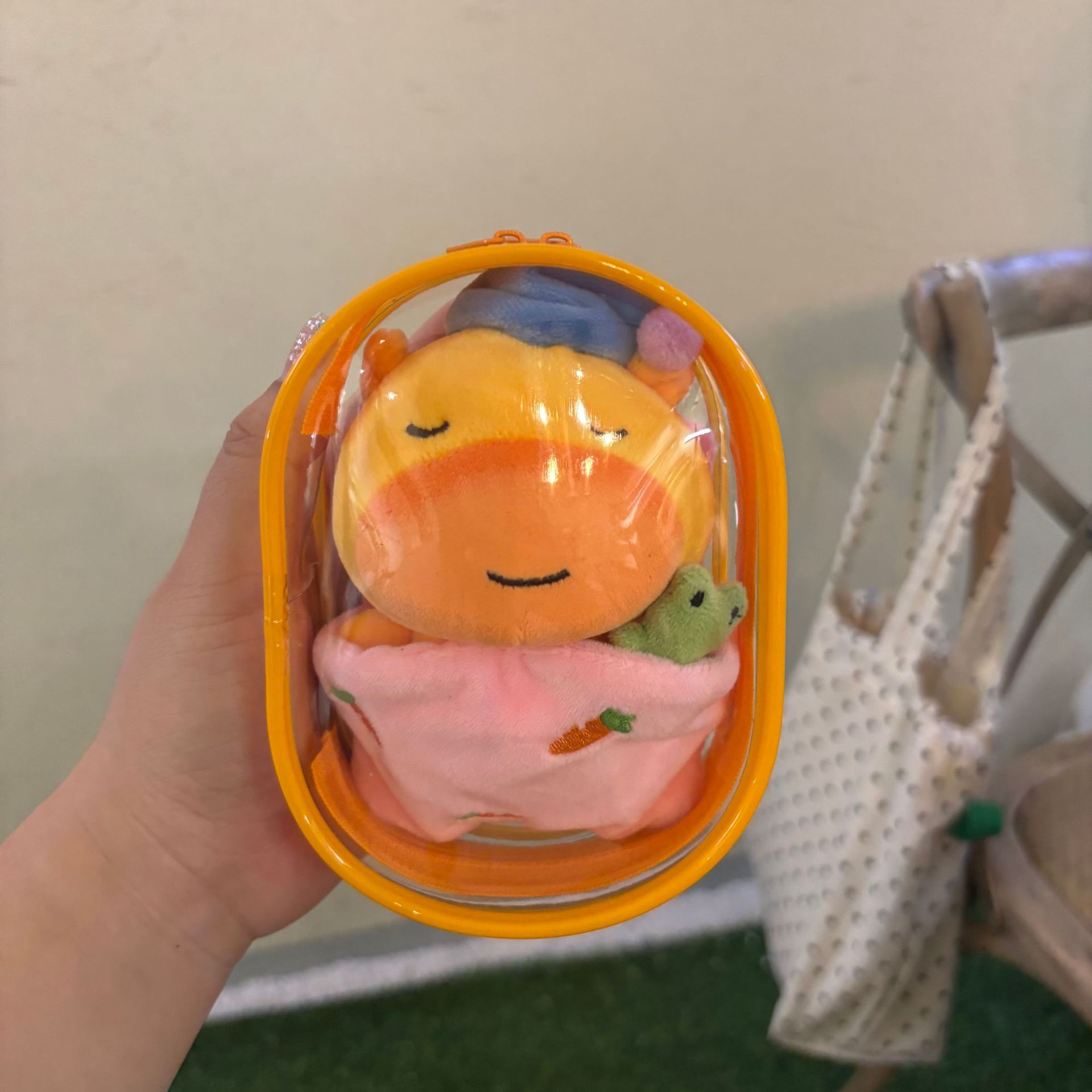 Sleeping purring + baby bag