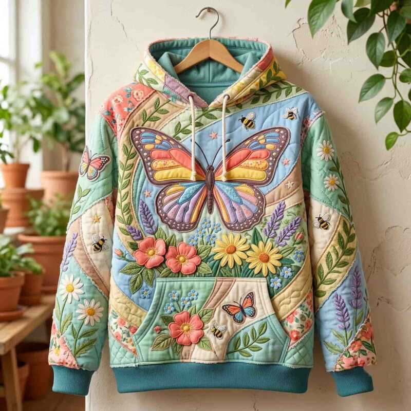 Cross-border Amazon independent store Temu quilted hoodie with digital print, autumn/winter casual long-sleeved pullover Cross-border Amazon independent store Temu quilted hoodie with digital print, autumn/winter casual long-sleeved pullover