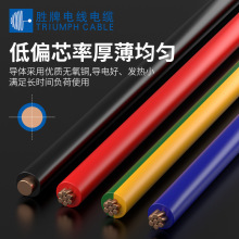 胜牌国标BV4平方铜线电线绝缘导线 铜芯单芯耐高压电子线厂家直销