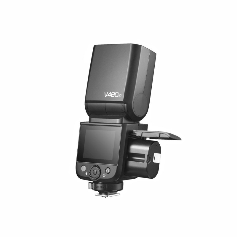 Godox V480 カメラフラッシュ T ミニコンパクトホットシューライト Canon、Nikon、Fuji、Sony に適しています|undefined