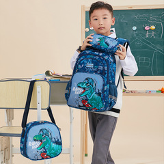 New Child Backpack with Orthopedic Support, Dual-Shoulder Primary School Student Bag for Grades 3-6, Weight Reduction, Durable Student Backpack, Wholesale