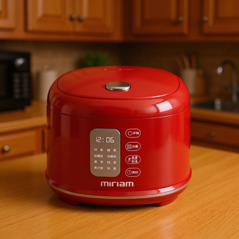 Multifunctional 3-Liter Non-Stick Rice Cooker for 2 to 3 People, Titanium Pot for Claypot Rice, Integrated Steaming and Cooking, Household Rice Cooker for 3-4 People