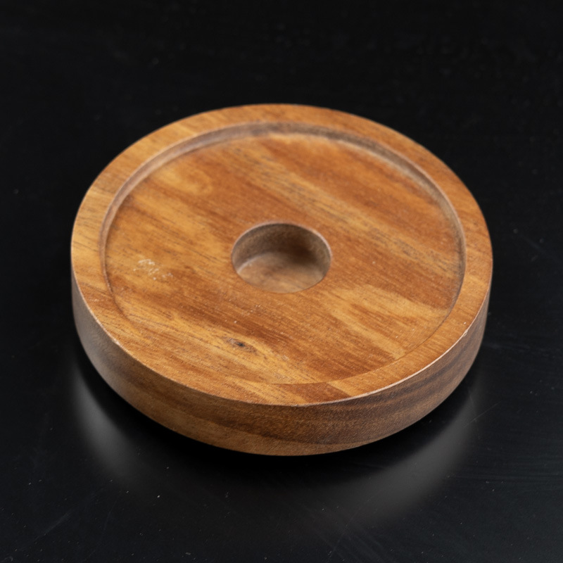 Creativo martillo de madera Acacia almacenamiento tanque de cocina transparente hogar almacenar granos de café té vidrio sellado tanque