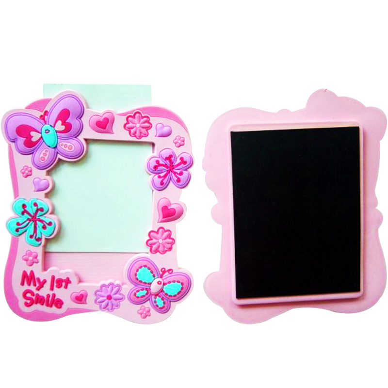 Custom Creative Simple PVC Cartoon Soft Glue Photo Frame Exquisite Tourist Souvenir PVC Soft Glue Photo Frame