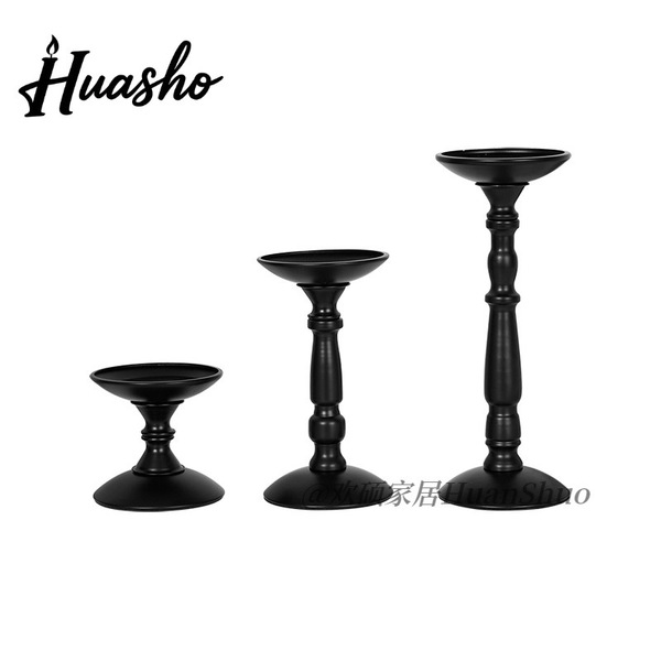 American -style candlestick retro black ironing ornament candle…