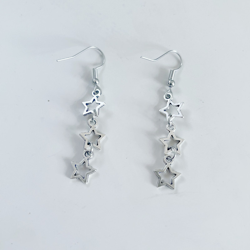 Star Pattern Casual Simple Style Star Alloy Wholesale Earrings Necklace