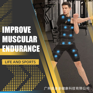Outdoor EMS Fitness Vest Outdoor Running Sports Smart suit EMS Wireless Training Split Clothing Efficient Fitness