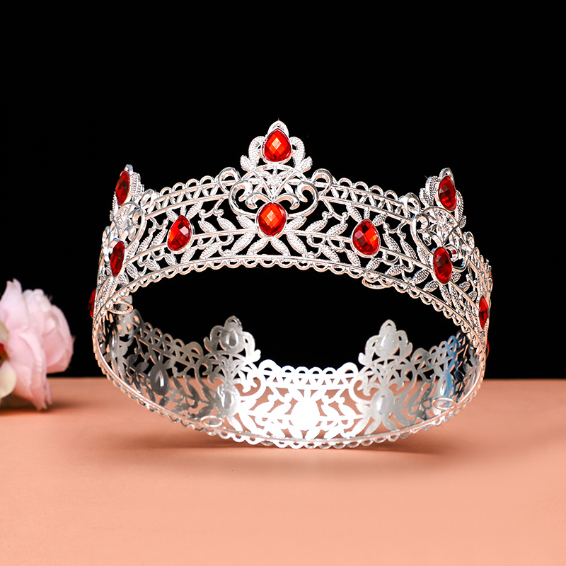 Los hombres de oro rey corona tocado adulto cumpleaños corona Halloween etapa ópera rendimiento unisex