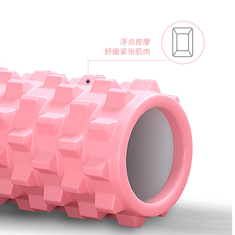 Yoga eje de espuma relajación muscular rodillo de masaje fitness cuerpo conformación hogar Lobo diente palo columna de yoga