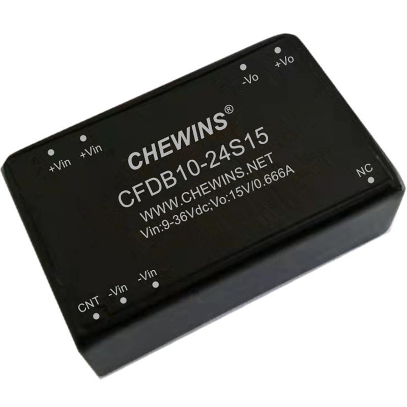 DC-DC电源模块9-36V输入24V转15V 10W单路输出 CFDB10-24S15