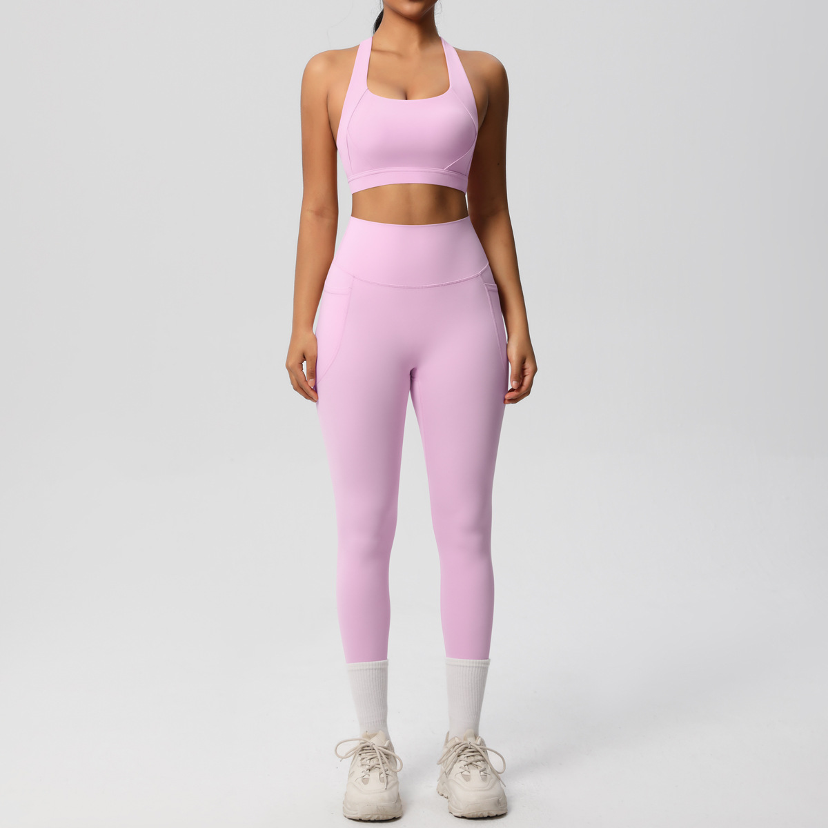 466g Weight Sleeveless Sleeve Length Nylon, Spandex Fabric Type Short Top Length Sweatpants Pants Type Sports Vest Tops Type Fitness, Yoga, Running Occasion U Neck Neckline Solid Color Pattern Sport Style Style S, XL Size Sport Style Solid Color Nylon Spandex U Neck Tracksuit Sports Vest Sweatpants 81