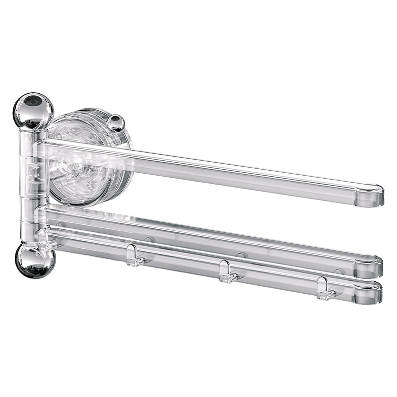 Estante de drenaje de trapo de ventosa Estante de almacenamiento de esponja multifuncional de cocina Estante de paño de cocina giratorio para colgar en la pared para el hogar