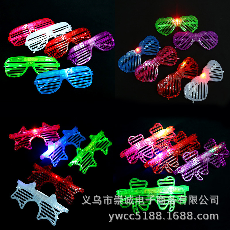 Lentes Luminosos de Persiana de PS para Fiestas y Bares