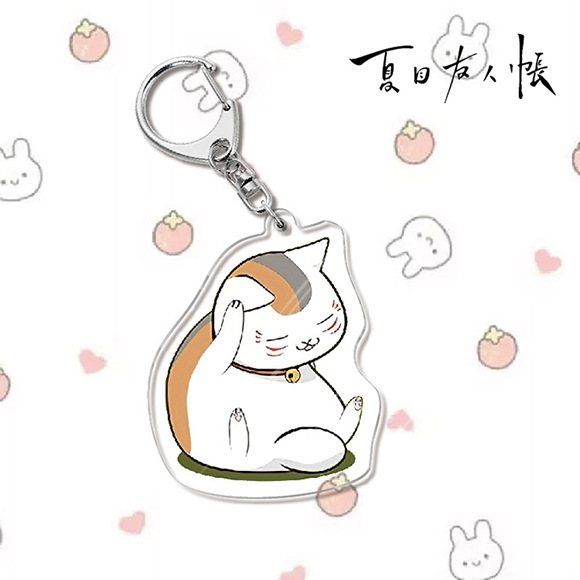 夏目友人帳 夏目貴志 猫先生 斑夏目玲子 周辺ギフト ペンダント アクリルキーホルダー|undefined