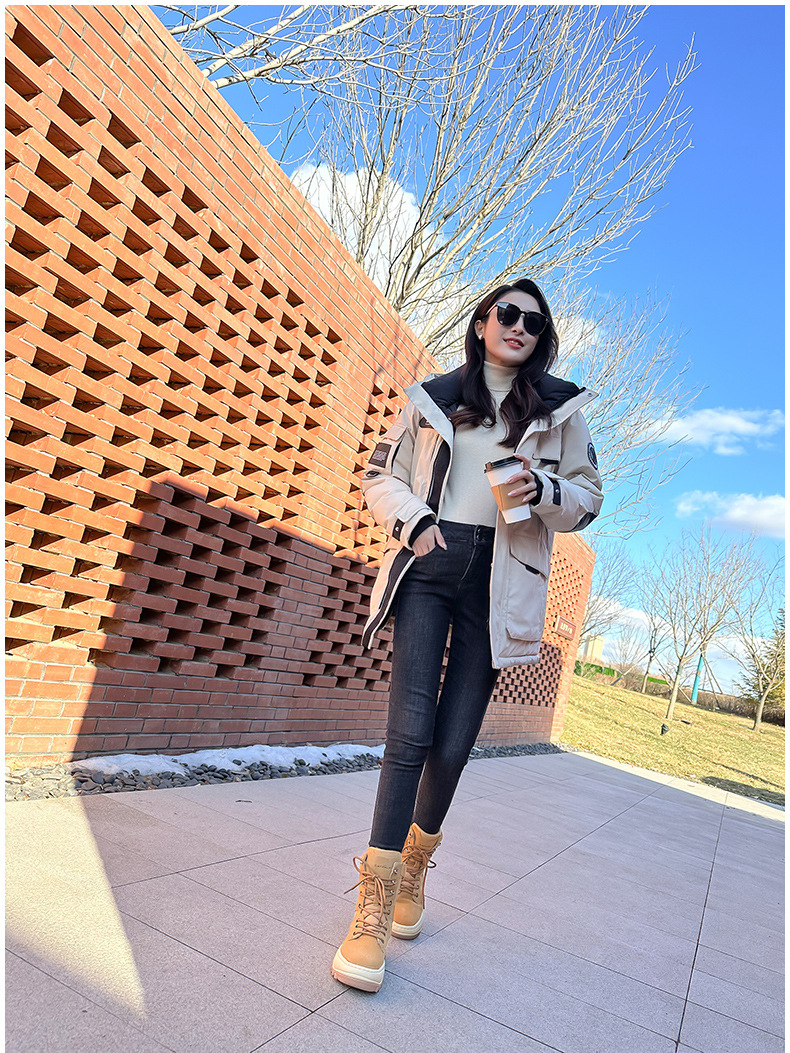 Herrskor Northeast Snökängor Vinter Damstövlar Äkta Läder och Päls Ull Varm Tjock Botten Halkfri Martinstövlar Plus Sammet_voghion.com