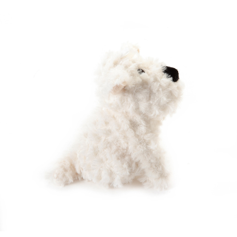 ウエストハイランドブランドシミュレーション子犬ぬいぐるみ女の子なだめるおもちゃ草書卸売|undefined
